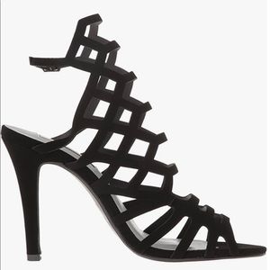 Black strappy heels 6 1/2